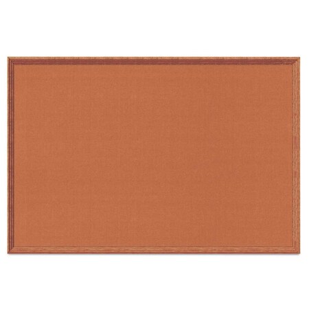 United Visual Products Board, 48x36, Cherry/Black UV703DEFAB-CHERRY-BLKPORC-CLOUD